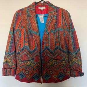 Coldwater Creek Women's Blazer/Jacket and Short Sleeve Sweater  Size 10 Jacket
